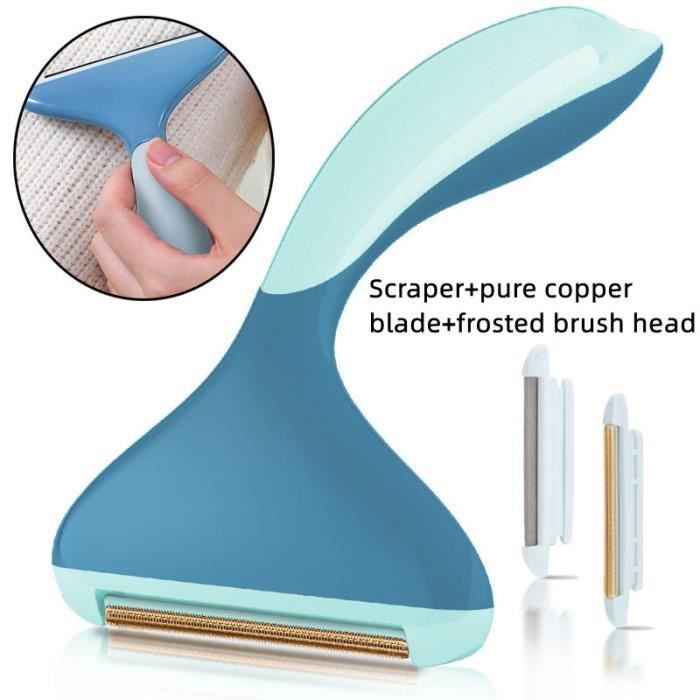 GLEENER L'Ultime Anti-Bouloche rase-Bouloches et Brosse antipeluche | Rasoir réglable pour Tissus, vêtements et ameublement (Bleu Ardoise GLEENER L'Ultime Anti-Bouloche rase-Bouloches et Brosse antipeluche | Rasoir réglable pour Tissus, vêtements et ameublement (Bleu Ardoise