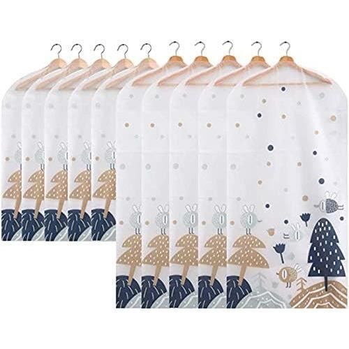 Lot De 25 Sacs De Protection Pour Vêtements Transparents - 60x100 Cm - Marque Bayli