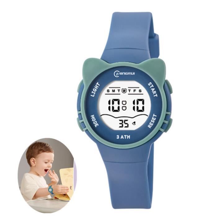 VICKSONGS Montre Enfant pour Garçon, Montre Enfant Sport Multifonction Montre Digitale Enfant