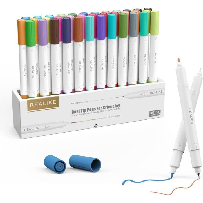 Cricut Joy - 3 stylos gel paillettes - vert, bleu, rose Cricut Joy - 3 stylos gel paillettes - vert, bleu, rose
