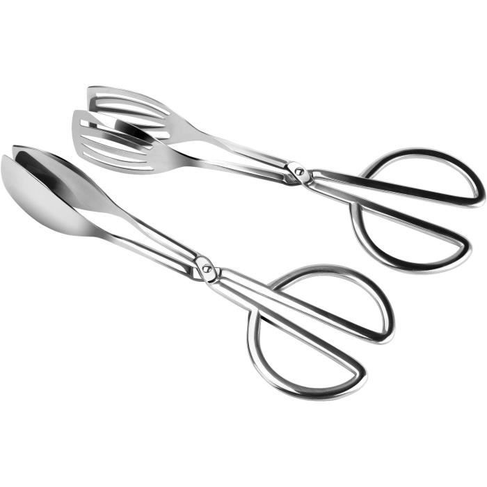 Pince à Salade En Bois - Ustensile De Service Pour Salades Et Pâtes, Design Ergonomique - 5