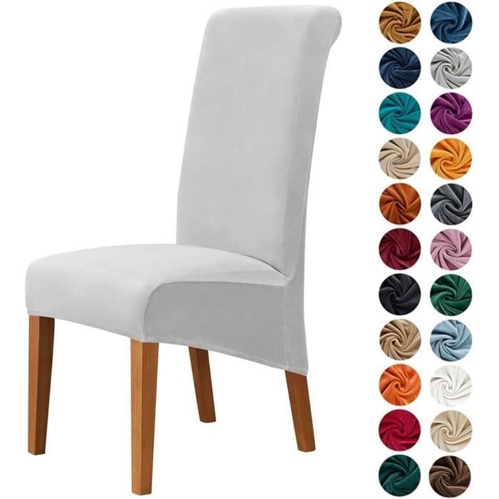 Housses de Chaise - VEVOR - Spandex Arqué - Décoration de Hôtel Restaurant - Blanc - Maison