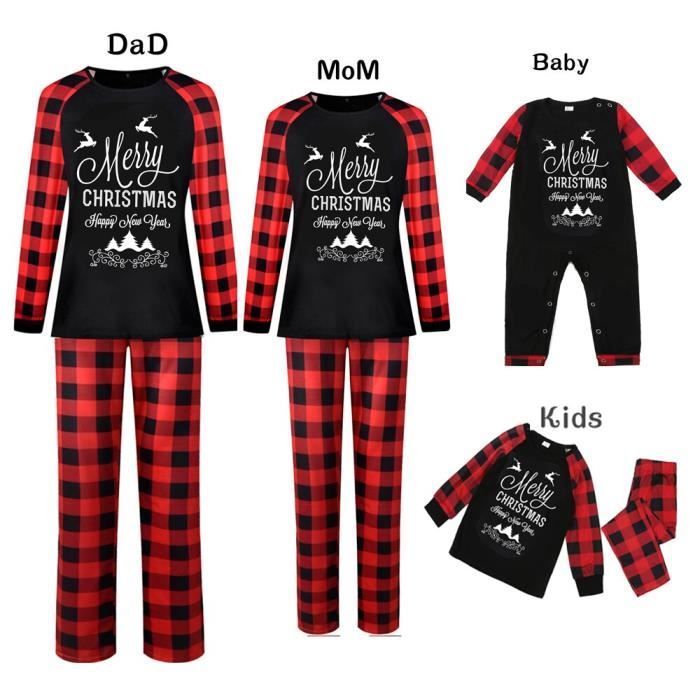 Pyjama assorti mere hotsell fille