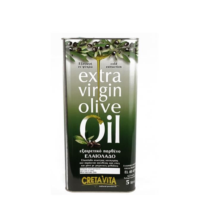 4x 5l Huile D Olive Extra Vierge De La Crete Grece Achat Vente Huile 4x 5l Huile D Olive Extra V Cdiscount