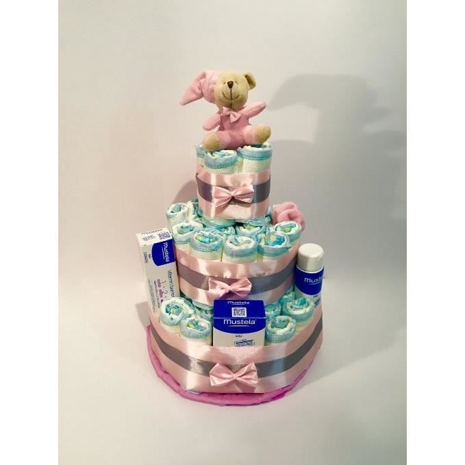 Mustela Rose Gateau De Couches Cdiscount Puericulture Eveil Bebe Mustela Rose Gateau De Couches Cdiscount Puericulture Eveil Bebe