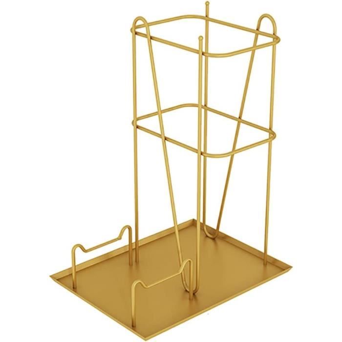 Porte-parapluies Rétro Métal Bois Forme Parapluie | Déco Entrée Vintage | Ancien Support Canne à Pied En Forme De Parapluie Support Métal