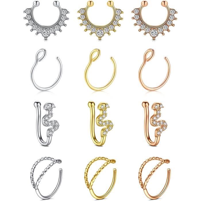 Fake hoop piercing online