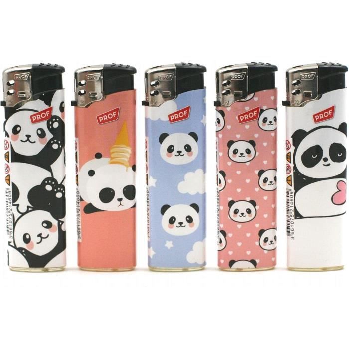 Lot De 50 Briquets Électroniques Rechargeables - Flamme Réglable, 5 Couleurs - Karan King