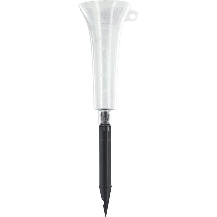 Pluviomètre 7 Pouces Verre Pluviomètre Extérieur Pluviomètre Remplacement Tube Transparent Jauge