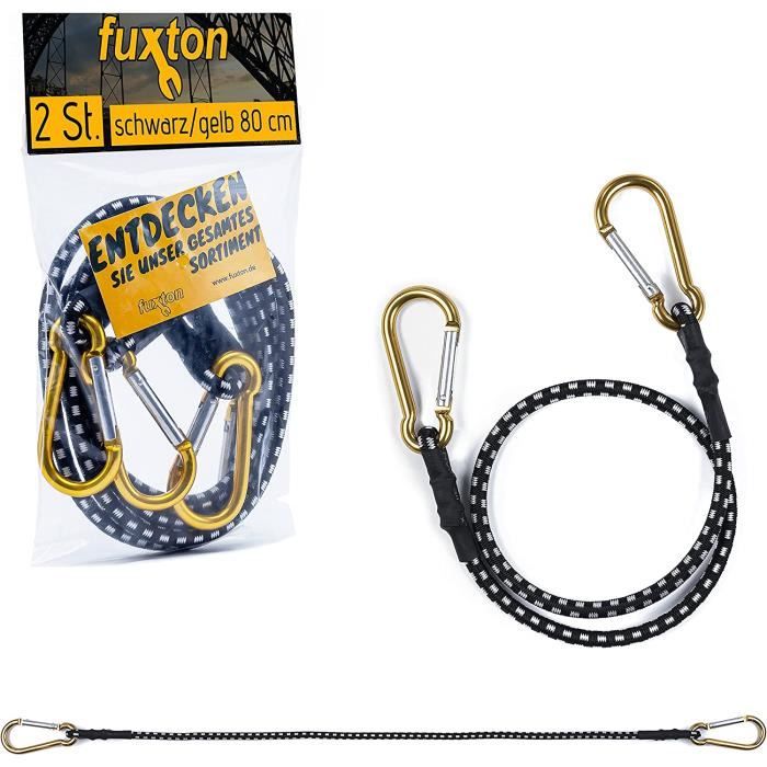 Tendeurs Élastiques Solides Avec Crochets - Lot De 4 Pour Bâches, Moto, Vélo Et Voiture | Fixation Sécurisée