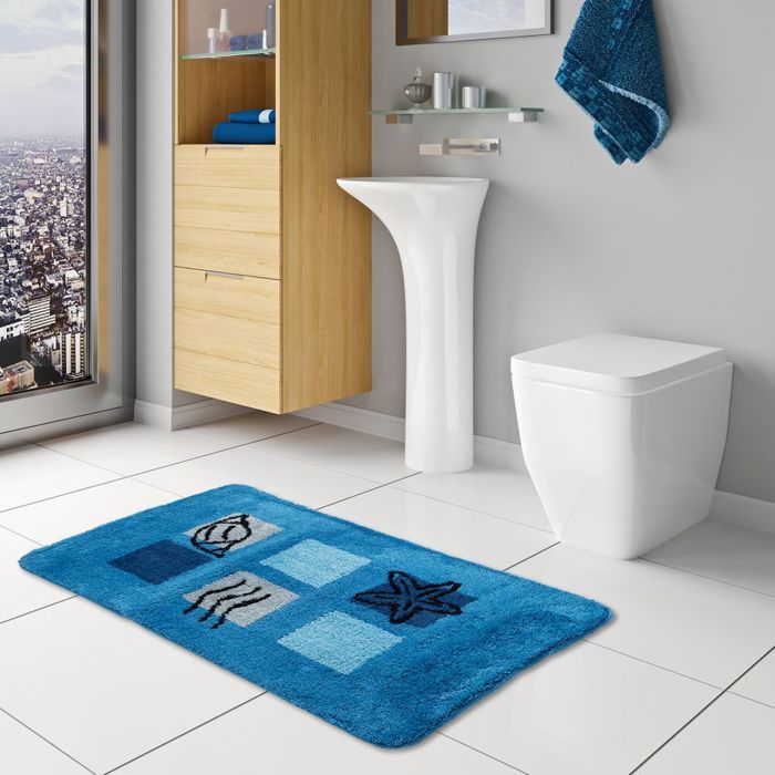 MSV Tapis De Bain Microfibre PEBBLE 50x80cm Gris | Bricomarché