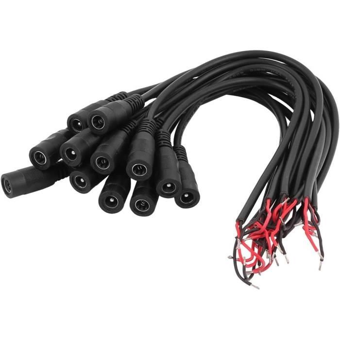 Caméra Câbles Caméra De Surveillance Dc 5.5X2.1Mm Câble Alimentation ...