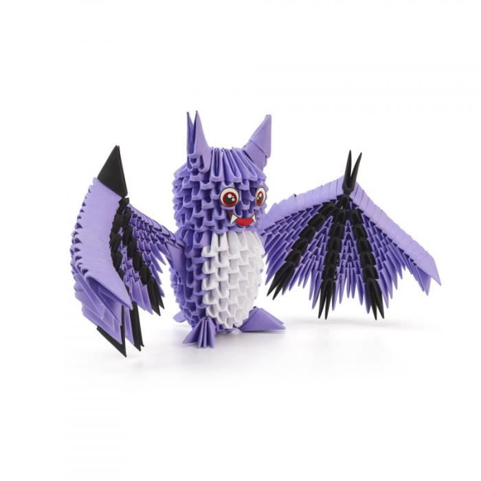 HQ - ORIGAMI 3D (L) - Bat/chauve-souris - Mixte - Noir - A partir de 8 ans - Enfant