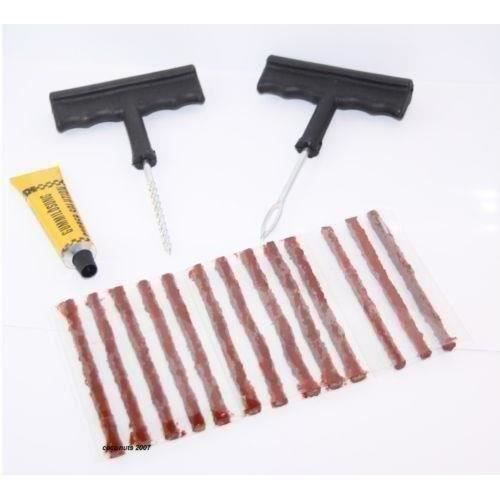 Dépannage Crevaison Route Kit Réparation Crevaison Pneu Tubeless 21 Pièces - Bouchons Champignons - Voiture, Moto, VTT Grand Pitstop Bouchons Champignon - Foto 3