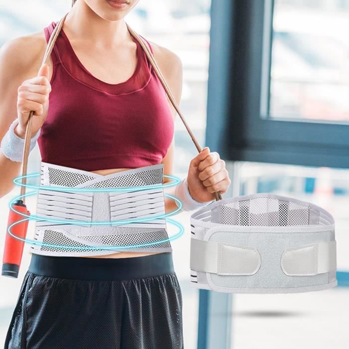 Ceinture Lombaire Respirante – Soutien Dos, Perte De Poids, Correction Posture, Taille Ajustable