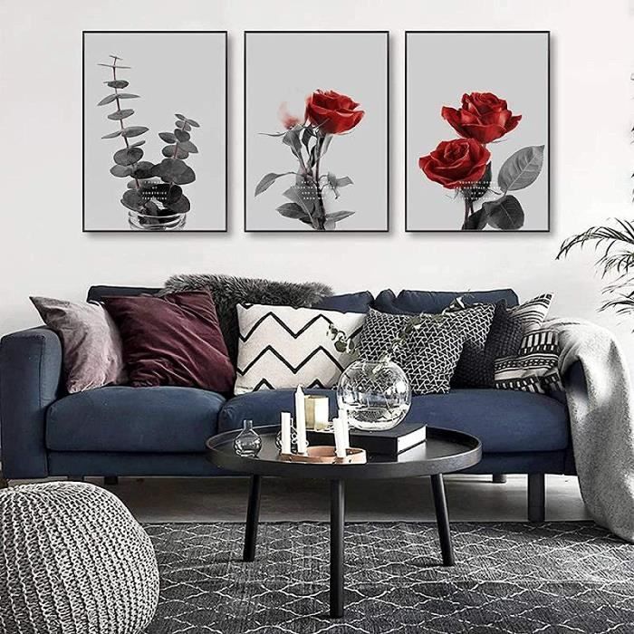 Décoration Murale Toile Art Afro-Américain - Pop Art Fille Avec Boucles D'oreilles Et Collier - Impression Giclée Haute Résolution - Cadre 24x36 Pouces Prêt à Accrocher