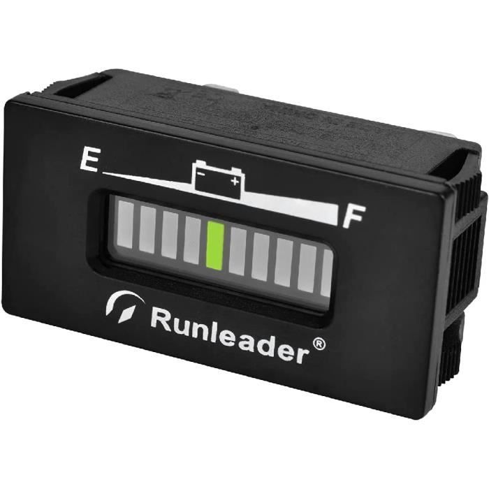 Indicateur De Batterie 12/24V 36V 48V - Étanche IP68 - Pour Voiturette De Golf, Chariot élévateur, Batterie Plomb - 8