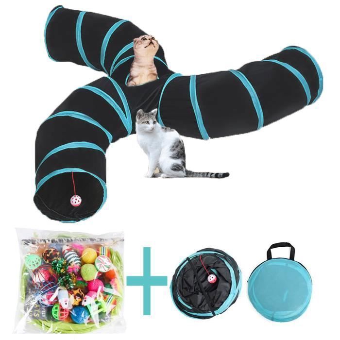 Tunnel pour Chat Jouet pour Chat Jeu de Jouets Interactifs pour Chat Mickey Mouse Jouets Tunnel de jeu nylonpour Chat