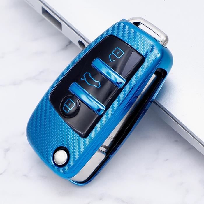 Coque De Clé Voiture Audi A3 A4 A5 A6 Q3 Q5 TT - TPU Et Alliage Zinc, Remplacement Étui