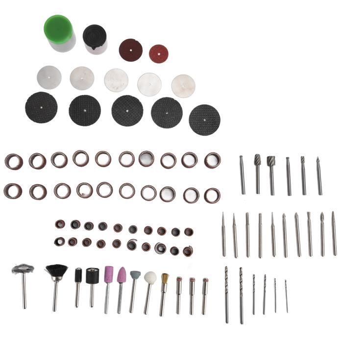 Kit D'accessoires Multi-usage 242 Pièces – Pour Outils Rotatifs, Crayon, Style