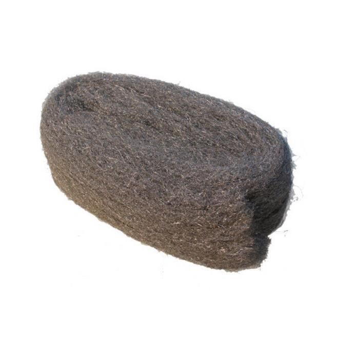 Brosse à Récurer En Laine D'acier Inoxydable - Nettoyage Casseroles, Poêles, Barbecues - 9x6,5 Cm