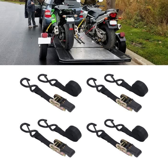 Lot De 2 Sangles D'arrimage Avec Verrou à Cliquet