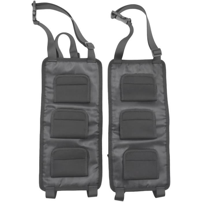 Lot De 3 Supports De Canne à Pêche Pour Garde-corps – Avec Sangle De Fixation, En TPE élastique, Portable - 2