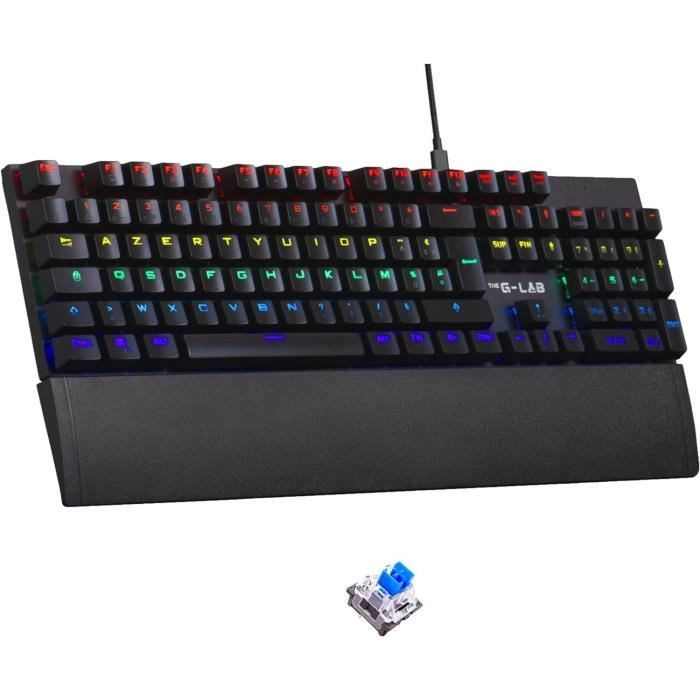 The G-Lab Keyz Carbon V3: clavier gaming RGB