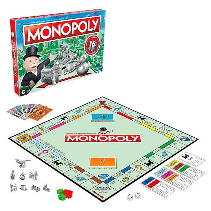 Hasbro Monopoly Classic - Édition Madrid jeu de société plateau 2+ joueurs