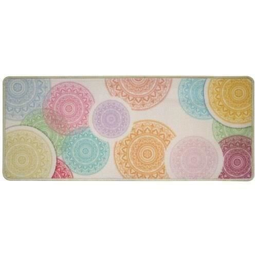 IDMAT Tapis décor de cuisine Pastel - 50 x 120 cm