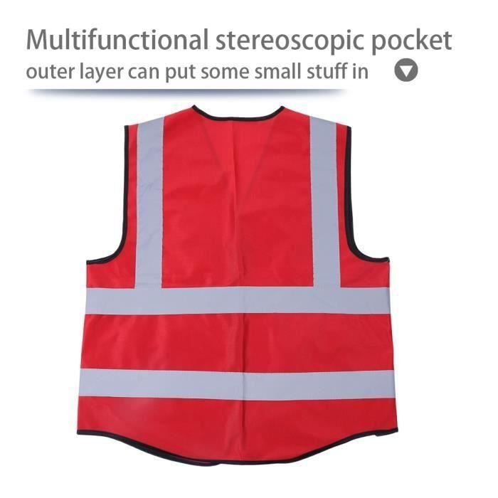 noxgear Tracer Junior Gilet réfléchissant multicolore pour