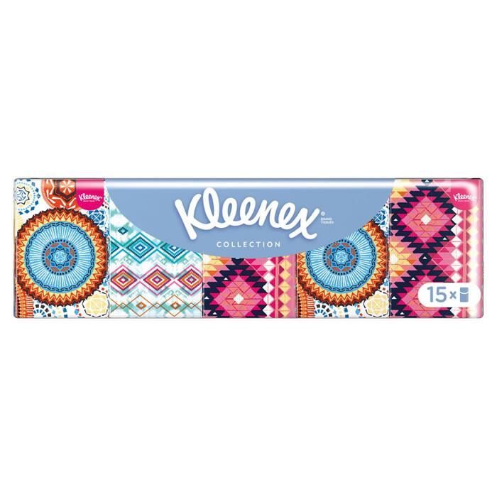 KLEENEX Mouchoirs étuis mini 15 mini-étuis
