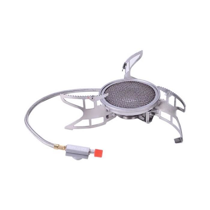 Petite Cuisinière à Gaz Portable Pour Camping Avec Allumage électronique – Idéale Pour Randonnée Et Extérieur (livrée Avec Sac De Rangement)