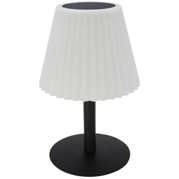 Lampe de table solaire 2 en 1 à planter ou à poser - LUMISKY - BOUFFANT - H62 cm - LED blanc dimmable