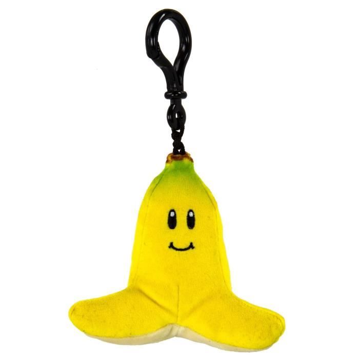 MARIO KART Clip' n plush Mochi Mochi Banane 10 cm