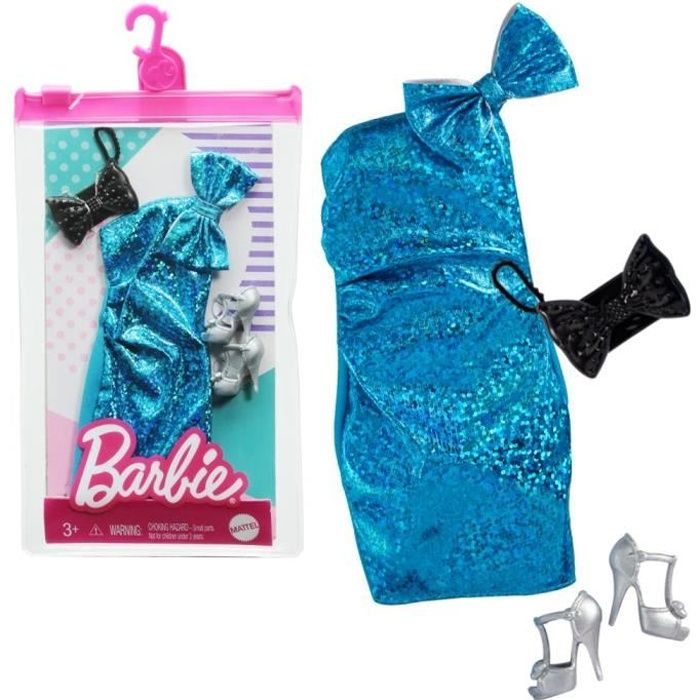 ensemble vêtements barbie mattel