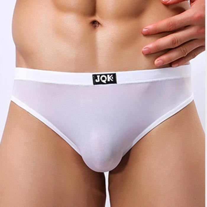Lot De 5 Slip Homme Sous Vetement Respirant Cal Blanc Cdiscount Pret A Porter