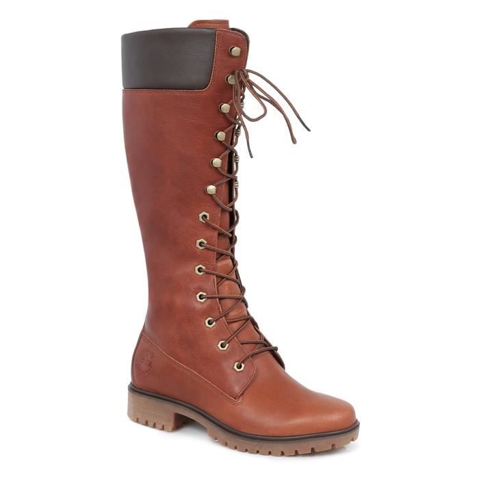 timberland femme marron foncé