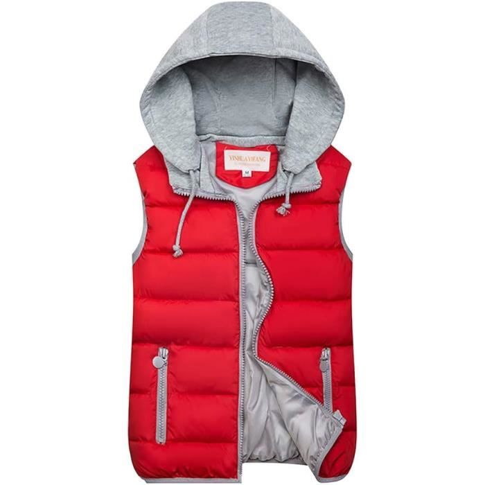 Gilet Matelassé à Capuche Tokyo Laundry Homme - Coupe-vent, Doublé, Chaud Pour L'hiver - Casual