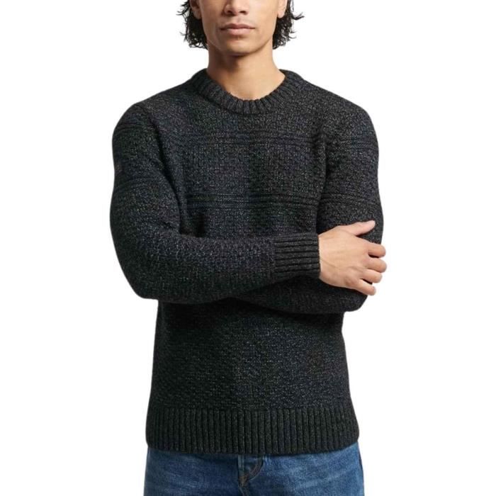 Pull superdry homme gris clearance