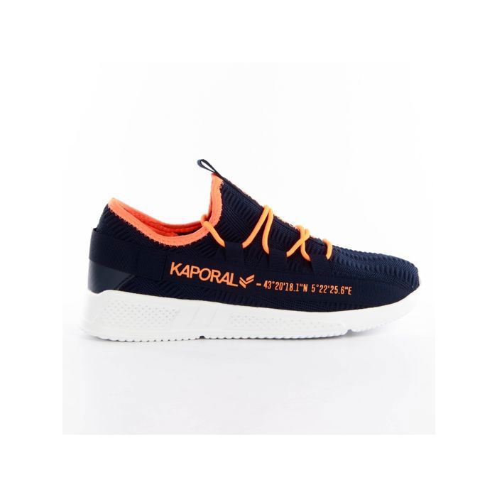 Baskets KAPORAL - Marine et orange - Homme - 38 - Chaussures Baskets KAPORAL - Marine et orange - Homme - 38 - Chaussures