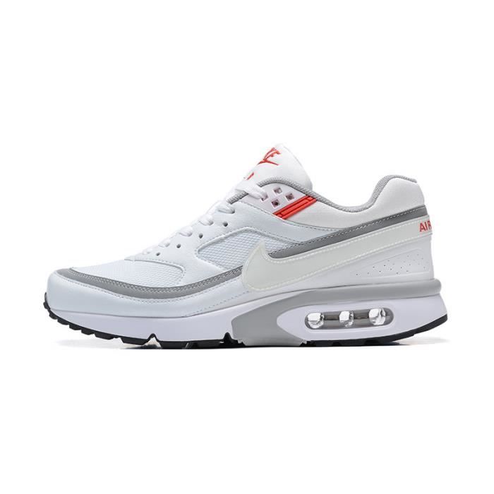 Baskets Nike Air Max Bw Blanc Gris Rouge Blanc gris rouge Cdiscount Chaussures
