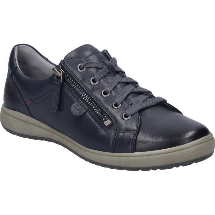 Josef Seibel Baskets Femme - JOSEF SEIBEL - Caren 12 - Cuir - Fermeture éclair - Plat
