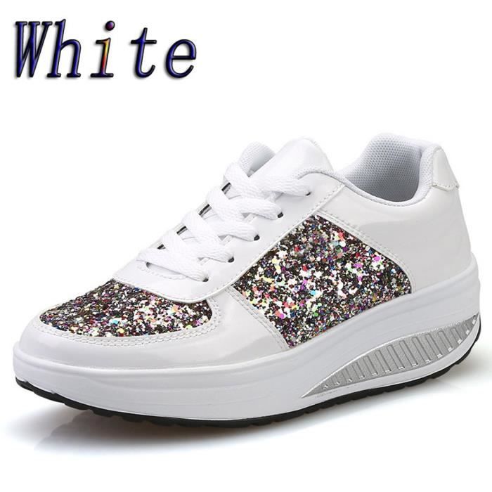 chaussure paillette basket
