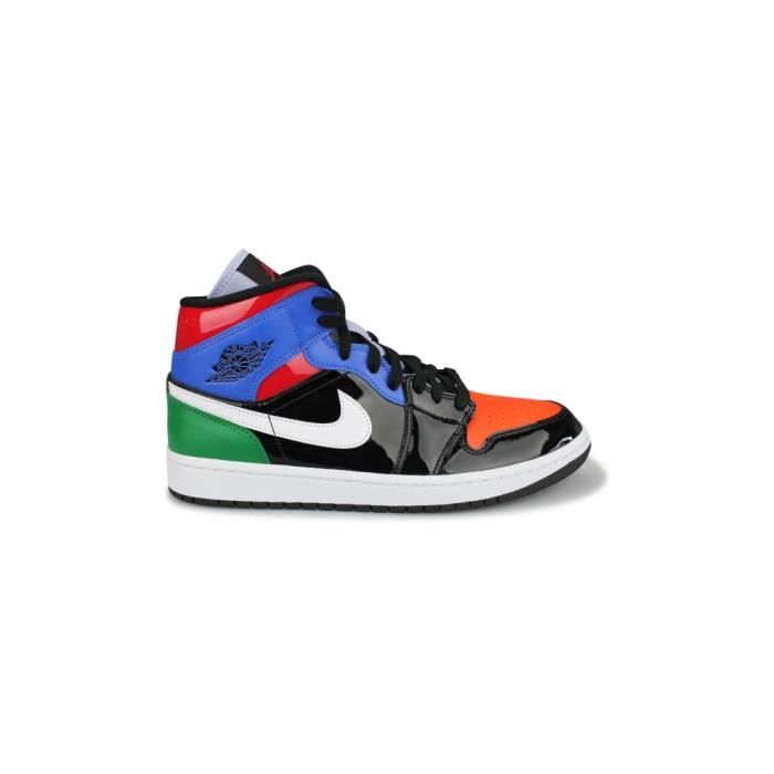 air jordan 1 mid satin grey toe femme