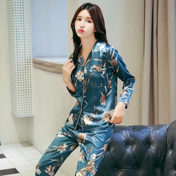 Pyjama Satin Personnalisable Pour Enterrement De Vie De Jeune Fille - Top Boutonné + Short, Personnalisation Texte