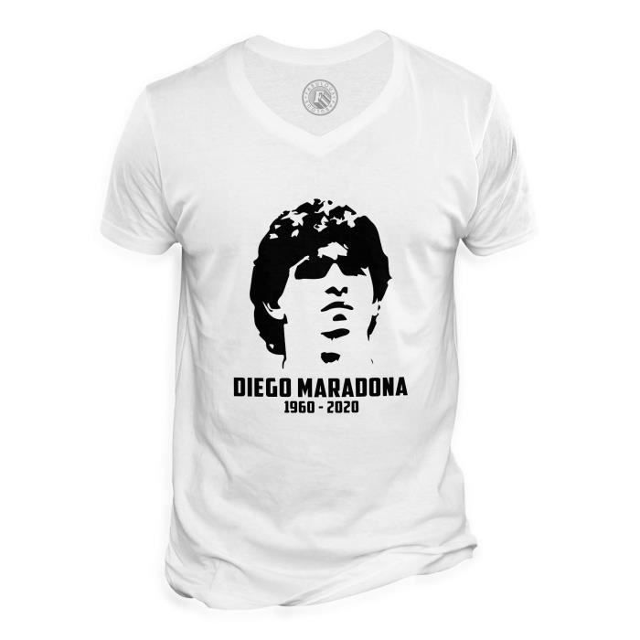 T-shirt Homme Céleste Diego Maradona – Le But De Diego, Coupe Regular Taille M
