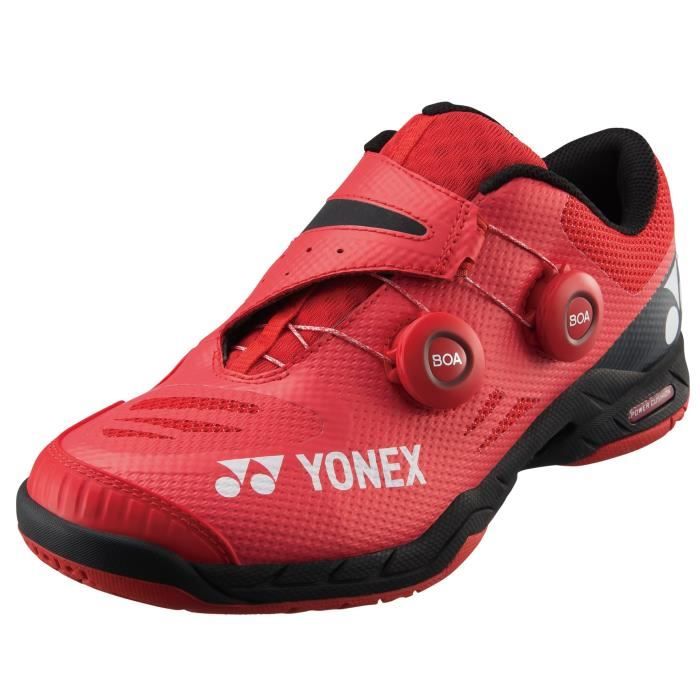 yonex chaussures de badminton power cushion infinityunisexe rouge