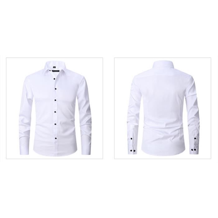 Chemise Homme GANT Slim Fit Blanche - Manches Longues - Taille XL (43/44) - Occasion Très Bon état