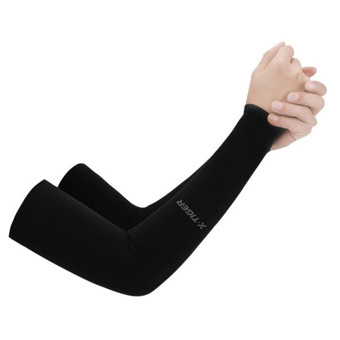 Manchons De Bras Thermiques Pearl Izumi – UV, Taille L – Noirs – Cyclisme